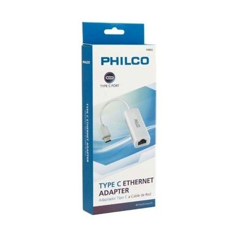 Adaptador Lan Usb Tipo C A Rj45 Red Philco R0092-2