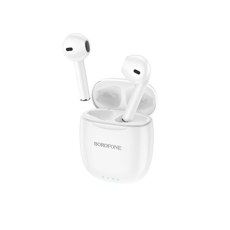 Audífono Bluetooth Tru Wireless Bw17 White Borofone-0