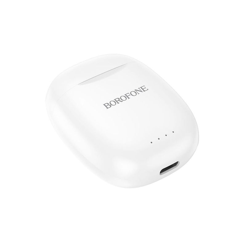 Audífono Bluetooth Tru Wireless Bw17 White Borofone-1