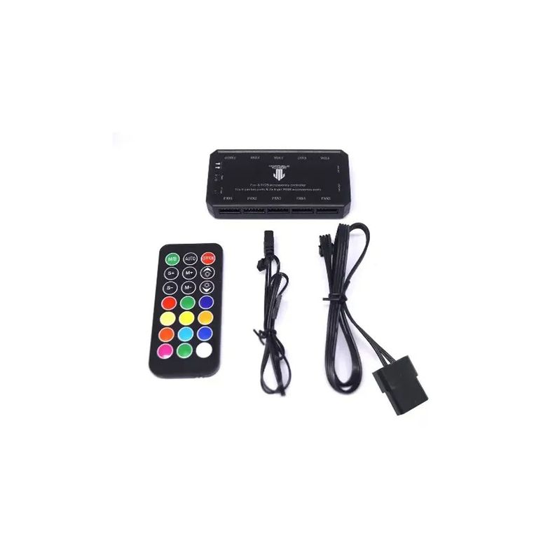Kit De 3 Ventiladores 120mm + Controladora RGB Morpheus M6-2
