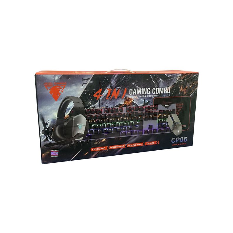 Kit Gamer 4 en 1 Jedel CP-05 Con Teclado Mecánico Sw Azul-1