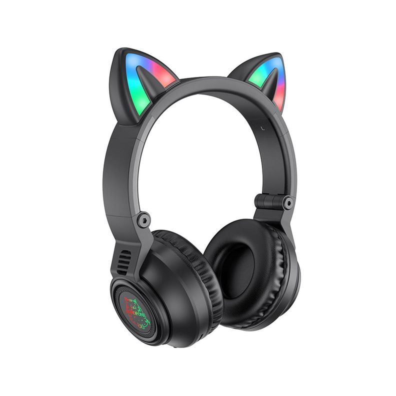Audífono Kitty Bluettoth Borofone Bo18 Black-0