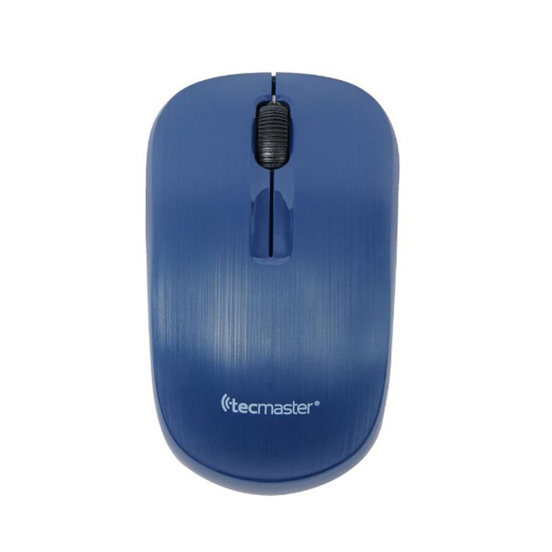 Mouse Inalambrico Ambidiestro Azul TM-100502-BL - Crazygames-0