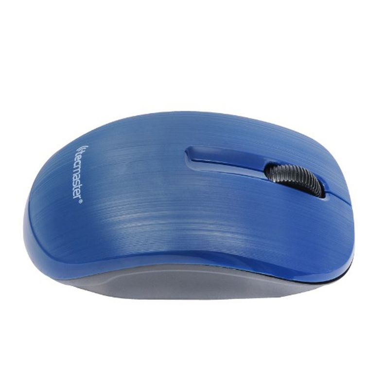 Mouse Inalambrico Ambidiestro Azul TM-100502-BL - Crazygames-1
