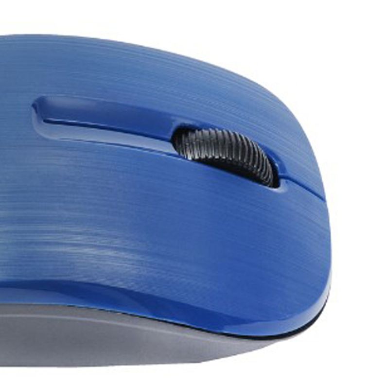 Mouse Inalambrico Ambidiestro Azul TM-100502-BL - Crazygames-2
