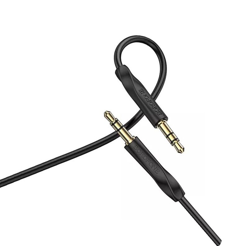 Cable Auxiliar Solo Audio Jack 3.5 a 3.5  1mts Borofone BL6-0