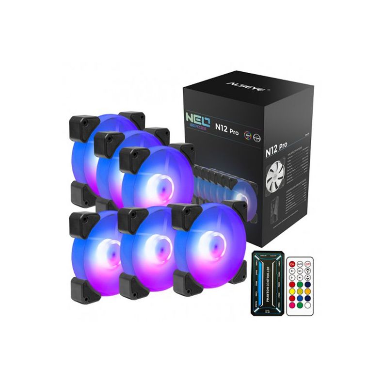 Pack de Ventiladores RGB + Controladora Neo N12 Pro-0