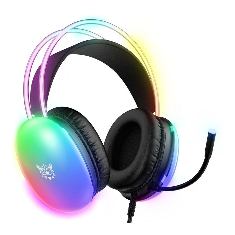 Audifono Gamer Onikuma X25 Rgb Black 3.5 + Usb Para Luces-2