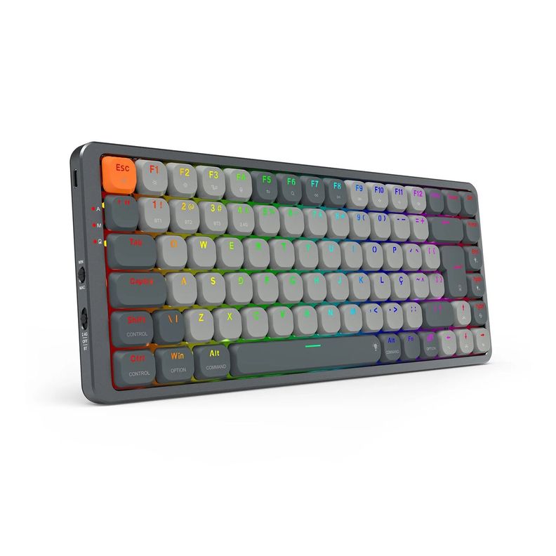Teclado Mecánico Redragon Azure K652g-rgb-pro Sw Red English-2