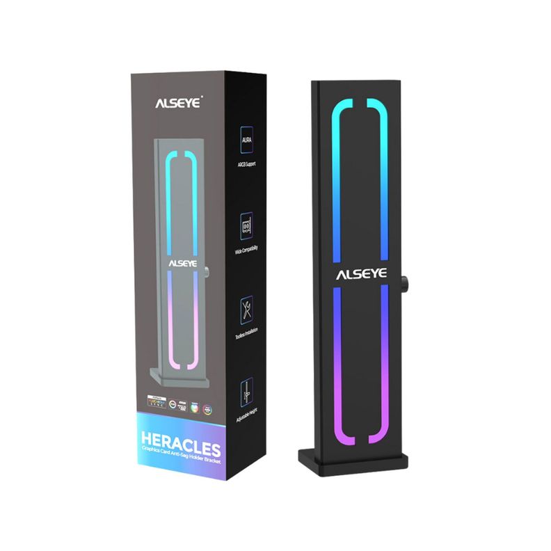 Soporte Para Tarjetas de Video Alseye Heracles Argb Black-1
