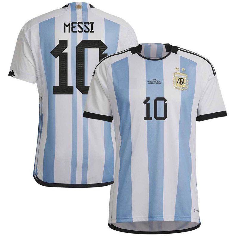 Camisetas Argentina final Mundial 2022 vs Francia MESSI Talla L-0