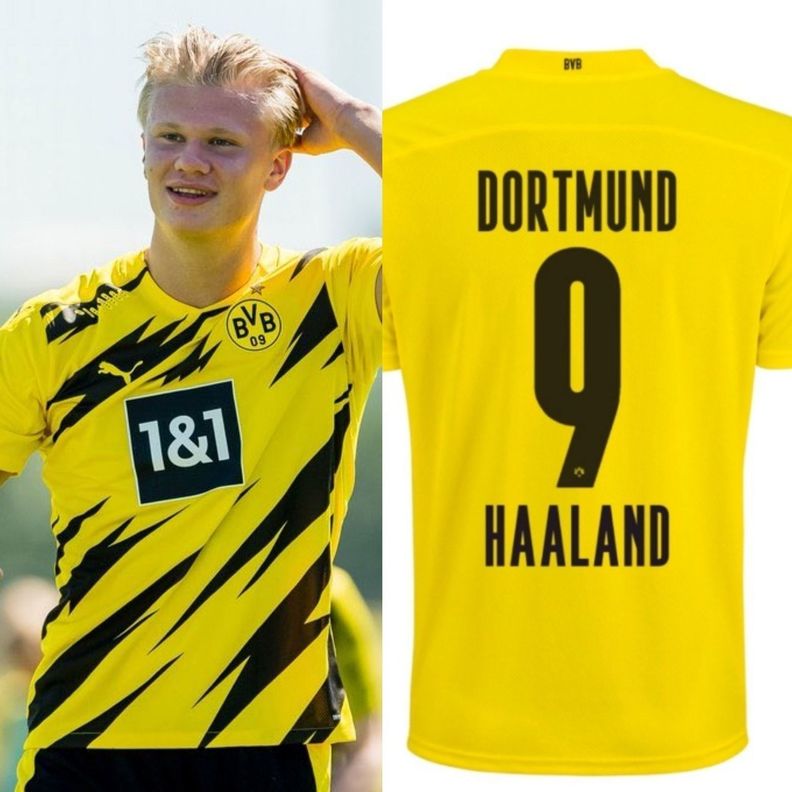Camiseta Futbol Retro Borussia Dortmund HAALAND Talla S-0