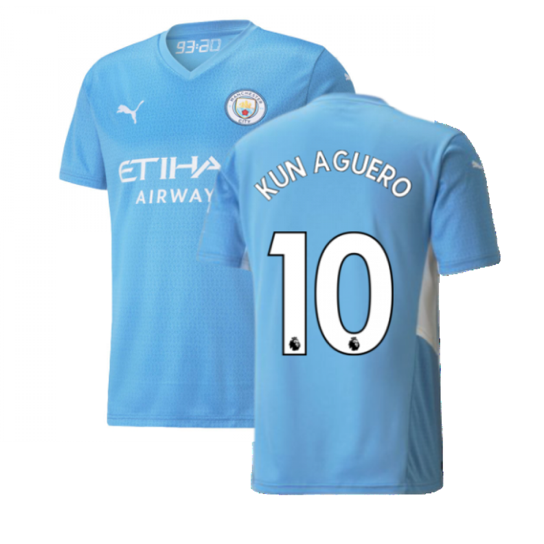 Camisetas Futbol Manchester City Inglaterra KUN AGÜERO-0