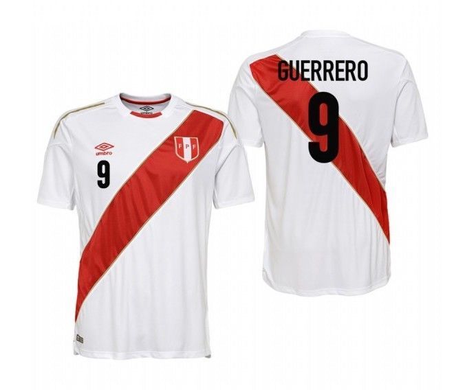 Camiseta Futbol Seleccion Peru GUERRERO Talla L-0