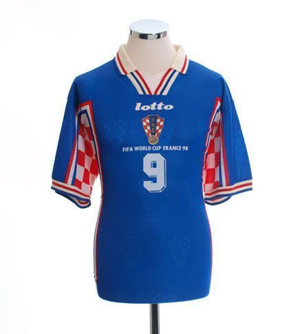 Camiseta Futbol Retro Seleccion Croacia ŠUKER Talla S-1
