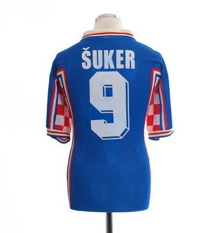 Camiseta Futbol Retro Seleccion Croacia ŠUKER Talla S-2