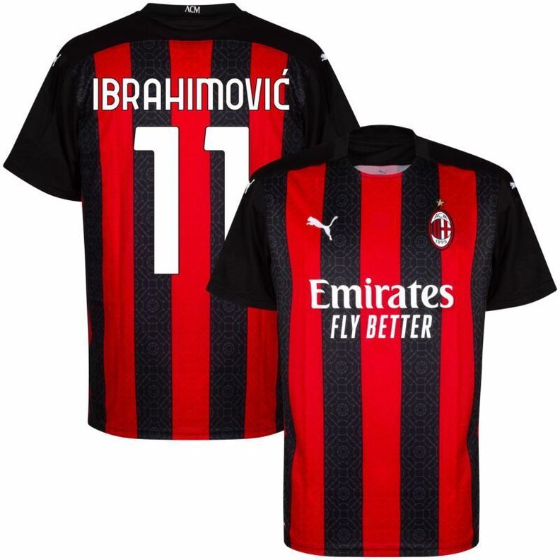 Camisetas  Retro Vintage AC MILAN IBRAHIMOVIĆ-1