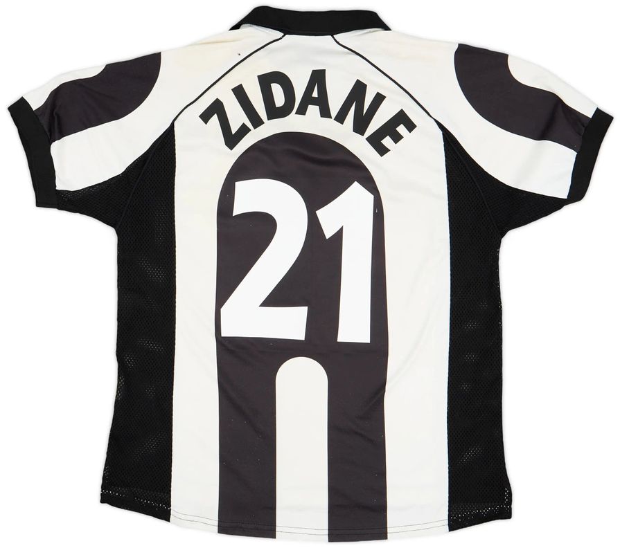 Camiseta Futbol Retro Juventus Italia ZIDANE Talla XL-1