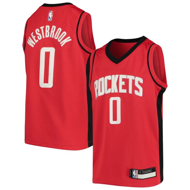 Camisetas NBA Basquetbol Houston Rockets WESTBROOK Talla L-1