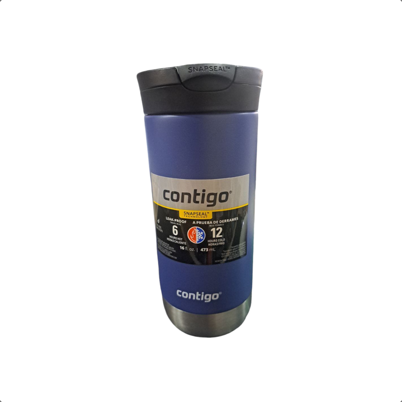 Vaso térmico Contigo Huron 2.0 liso color blue corn 473ml-1