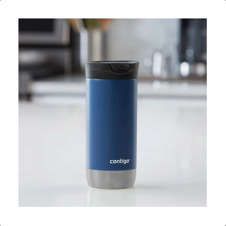 Vaso térmico Contigo Huron 2.0 liso color blue corn 473ml-2