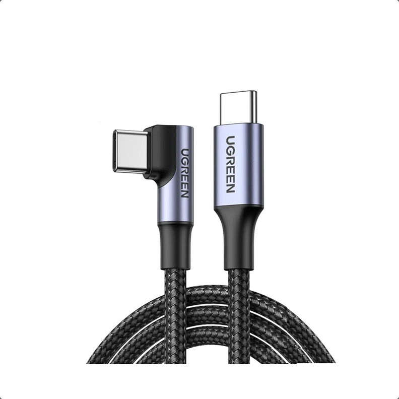 Cable Usb C A Usb C Carga Rápida De 60w 90° 2 Metros Ugreen-0