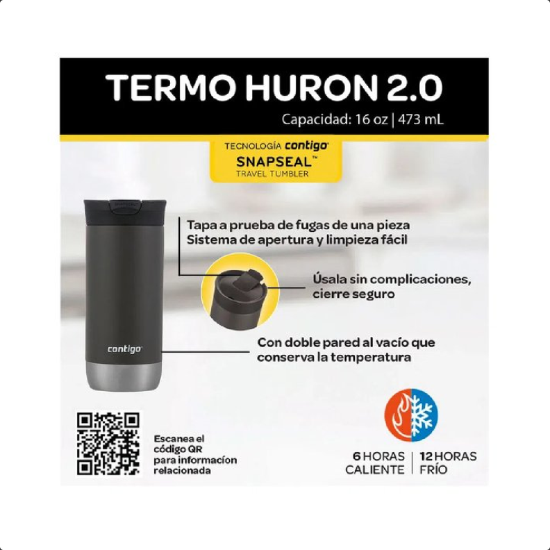 Mug Huron Sake Contigo Vaso Térmico 473 Ml-7