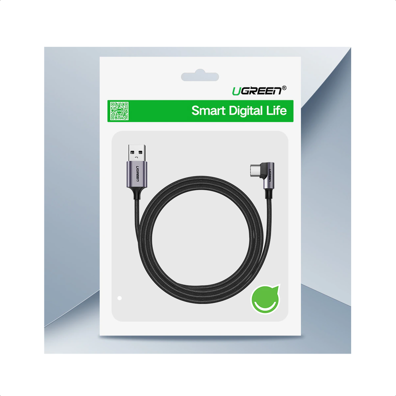 Cable USB a USB tipo C 90° 60w 2 Metros UGREEN -1