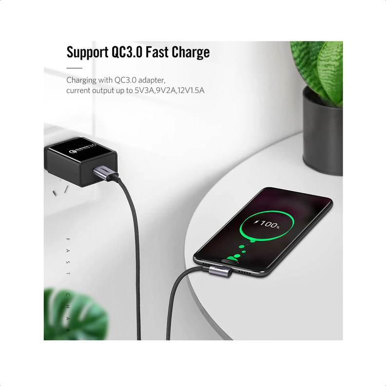 Cable USB a USB tipo C 90° 60w 2 Metros UGREEN -3