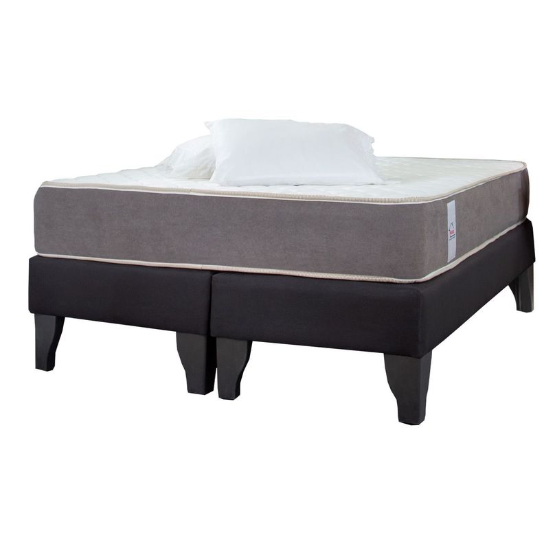 Cama Europea Focus 2 Plazas Colchón + Soporte