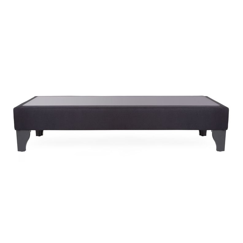 Base de cama Focus 1.5 plazas lino negro-2