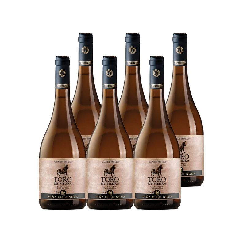 6x Vino Toro de Piedra Gran Reserva Sauvignon Blanc 750cc