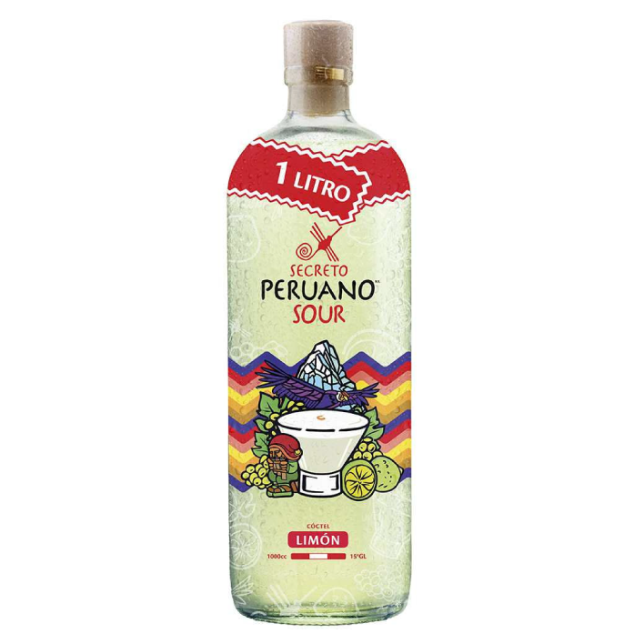 Pisco Secreto Peruano Sour 14° 1000Cc-0