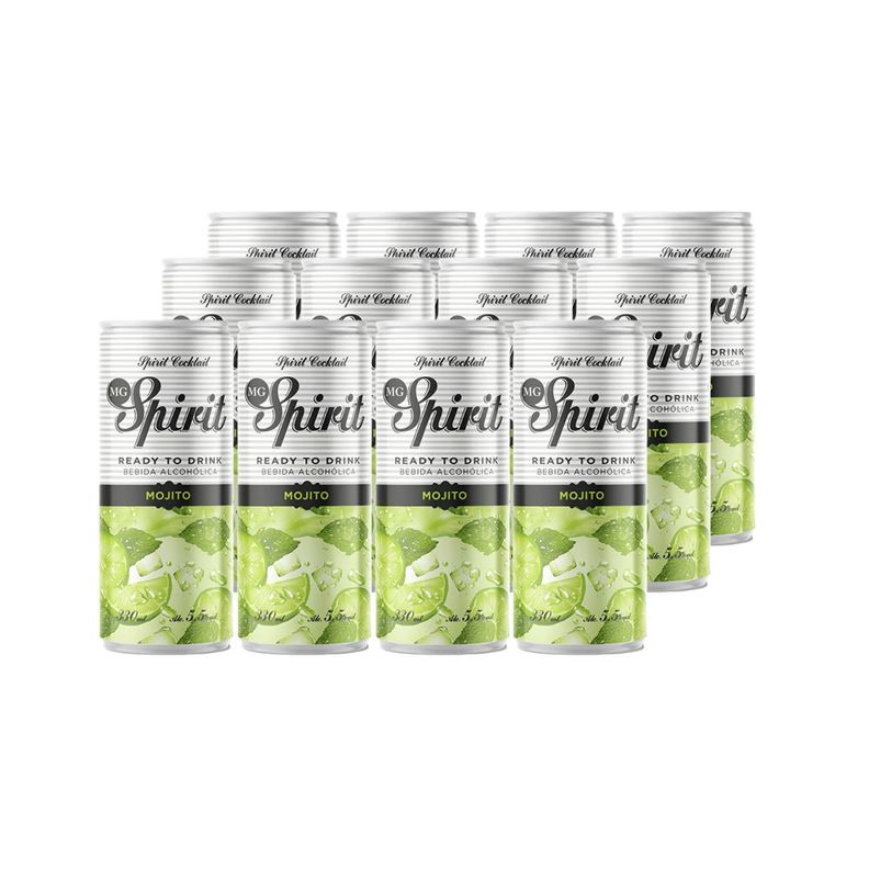 12x Cóctel MG Spirit Mojito 330cc-0