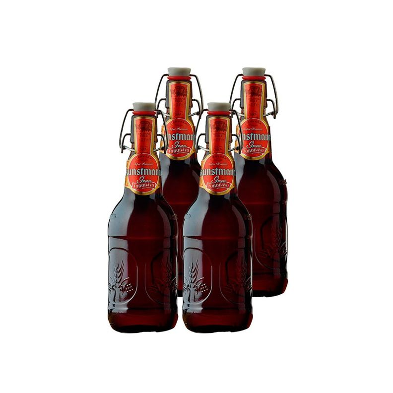 4X Cerveza Kunstmann Gran Torobayo Botellin 7,5 500Cc