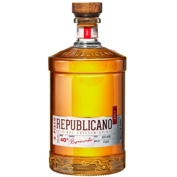 Pisco Republicano Reservado Envejecido 40 750Cc
