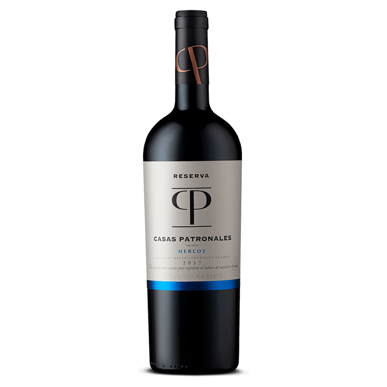 Vino Casas Patronales Reserva Merlot 14° 750cc-0