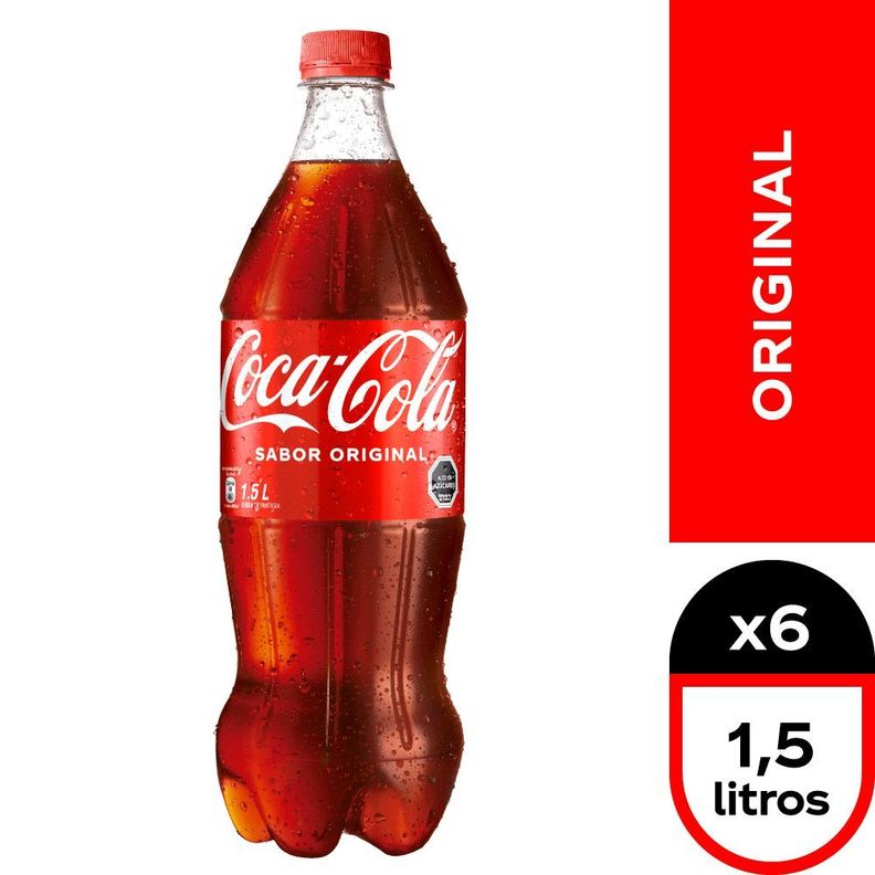 6x Bebida Coca Cola Original 1500cc-0