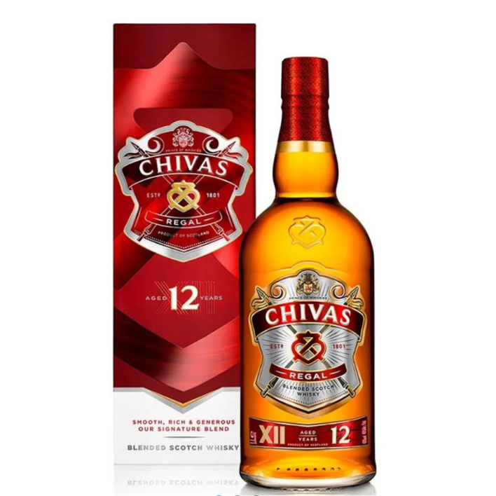 Whisky Chivas Regal 12 Años 40° 750cc-0
