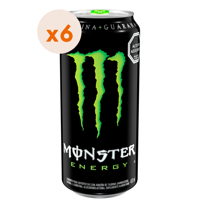 6x Bebida Energética Monster 470cc-1
