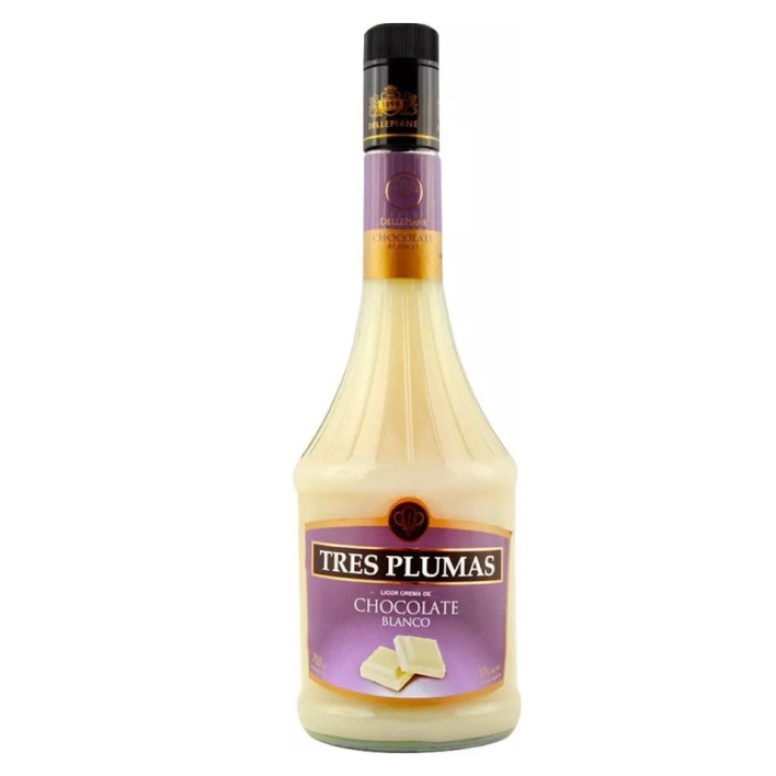 Licor Tres Plumas Licor De Chocolate Blanco 17° 750Cc-0