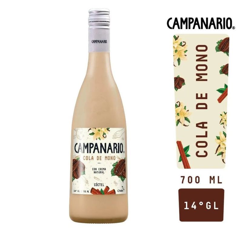 Licor Campanario Cola De Mono 14° 700Cc-0