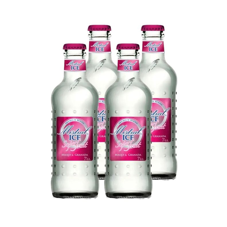 4x Cóctel Mistral Ice Super Fruit Maqui Granada 275cc-0