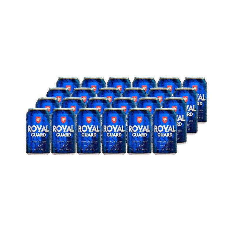 24X Cerveza Royal Guard Lata 5° 350Cc-0