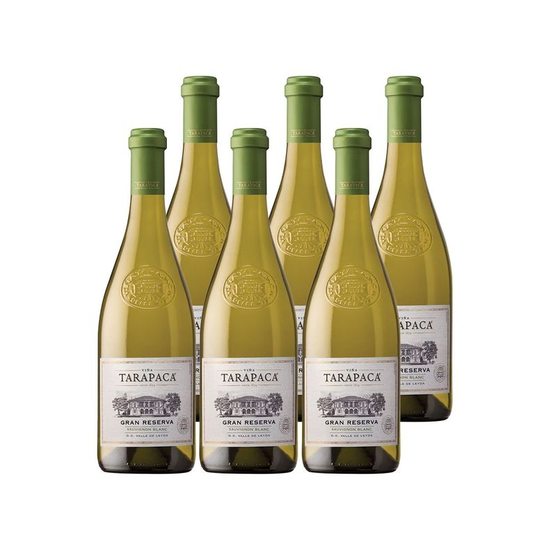 6x Vino Tarapacá Gran Reserva Sauvignon Blanc 750cc-0
