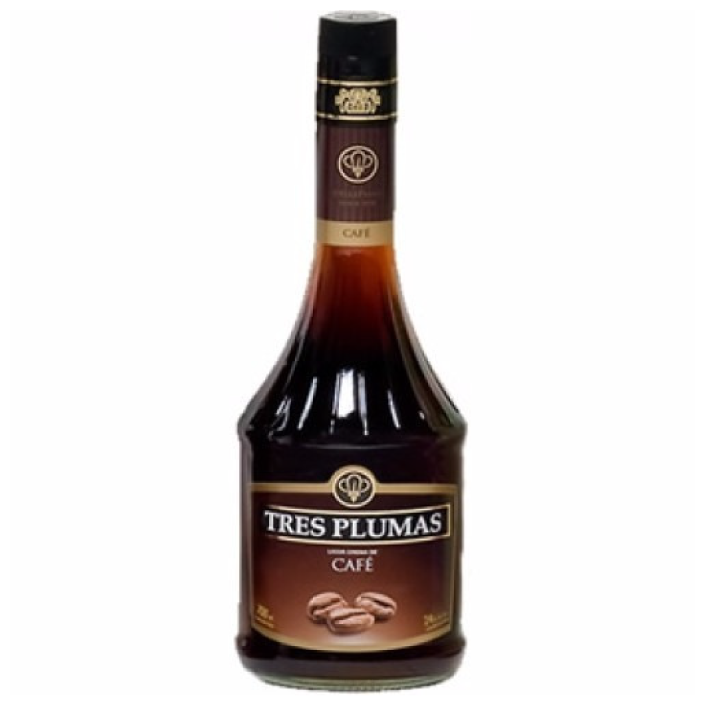 Licor Tres Plumas Licor De Café 24° 700Cc-0