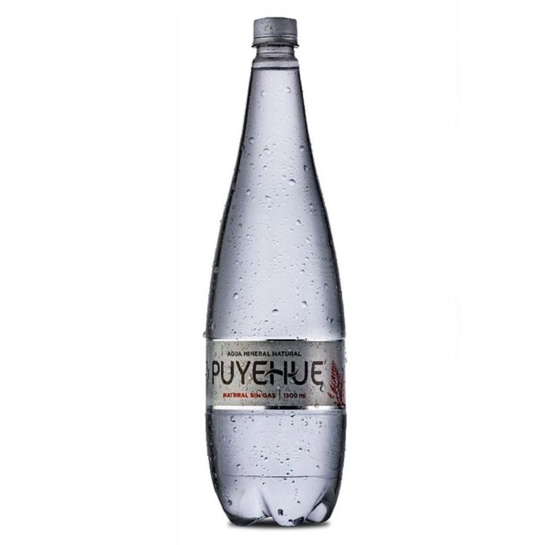6x Agua Mineral Natural Puyehue sin gas 1500cc-1