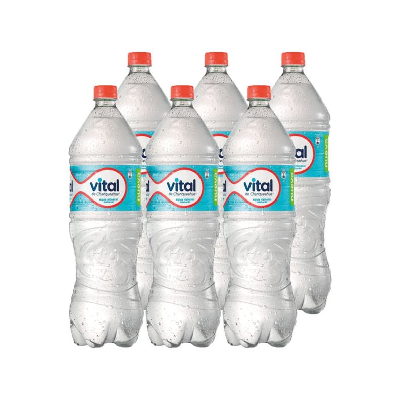 6x Agua Purificada Vital Sin Gas 1600cc-0