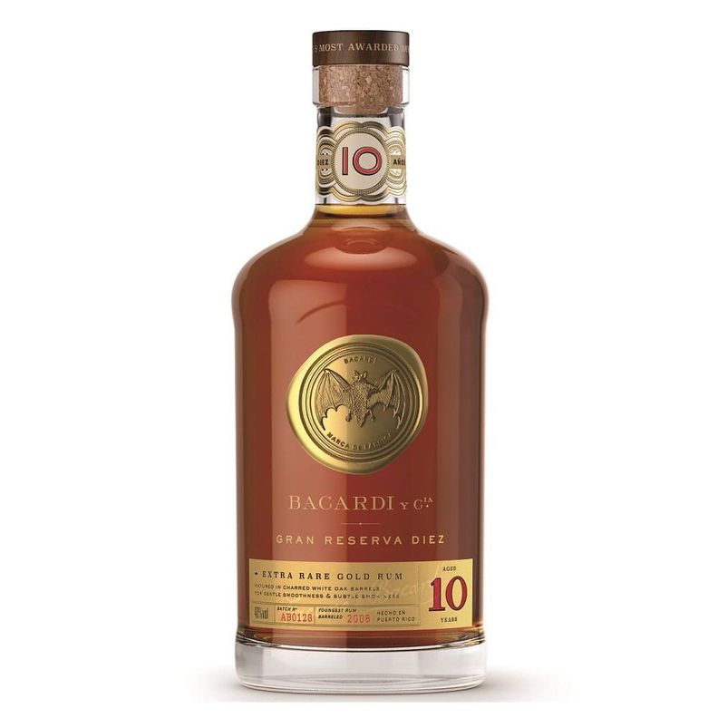 Ron Bacardí Gran Reserva 10 Años 40° 750cc-0