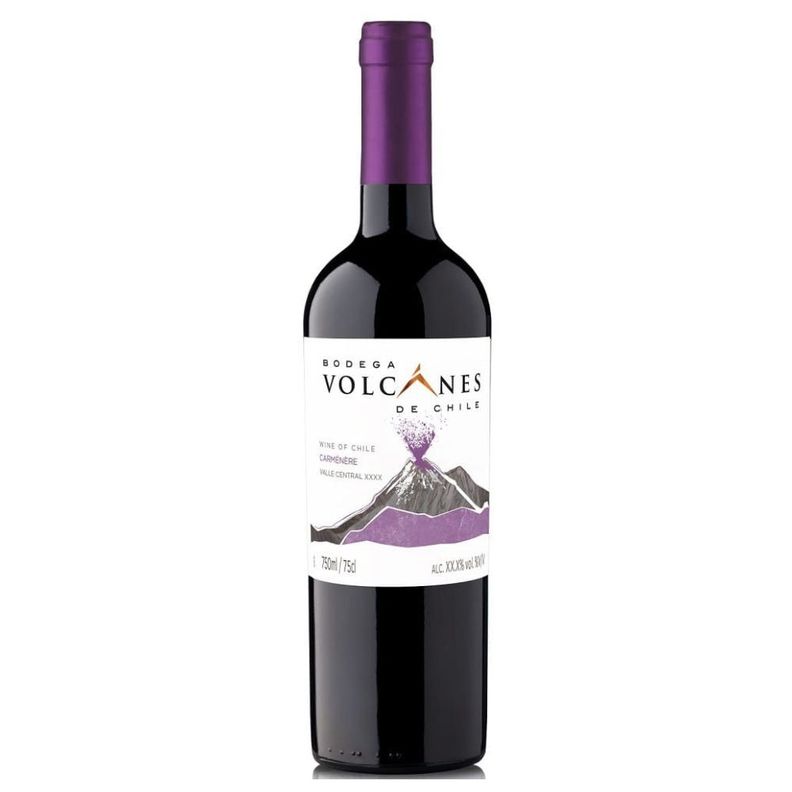 Vino Volcanes Varietal Carmenere 750cc-0